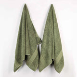 Oregon Organic Cotton Medium Weight Solid Bath Sheet, Set of 2