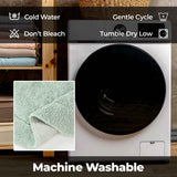 Cotton Oval Solid Non-Skid Washable 2 Piece Bath Rug Set