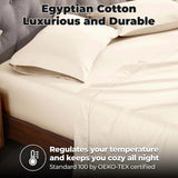 300 Thread Count Egyptian Cotton Sateen Bed Sheet Set
