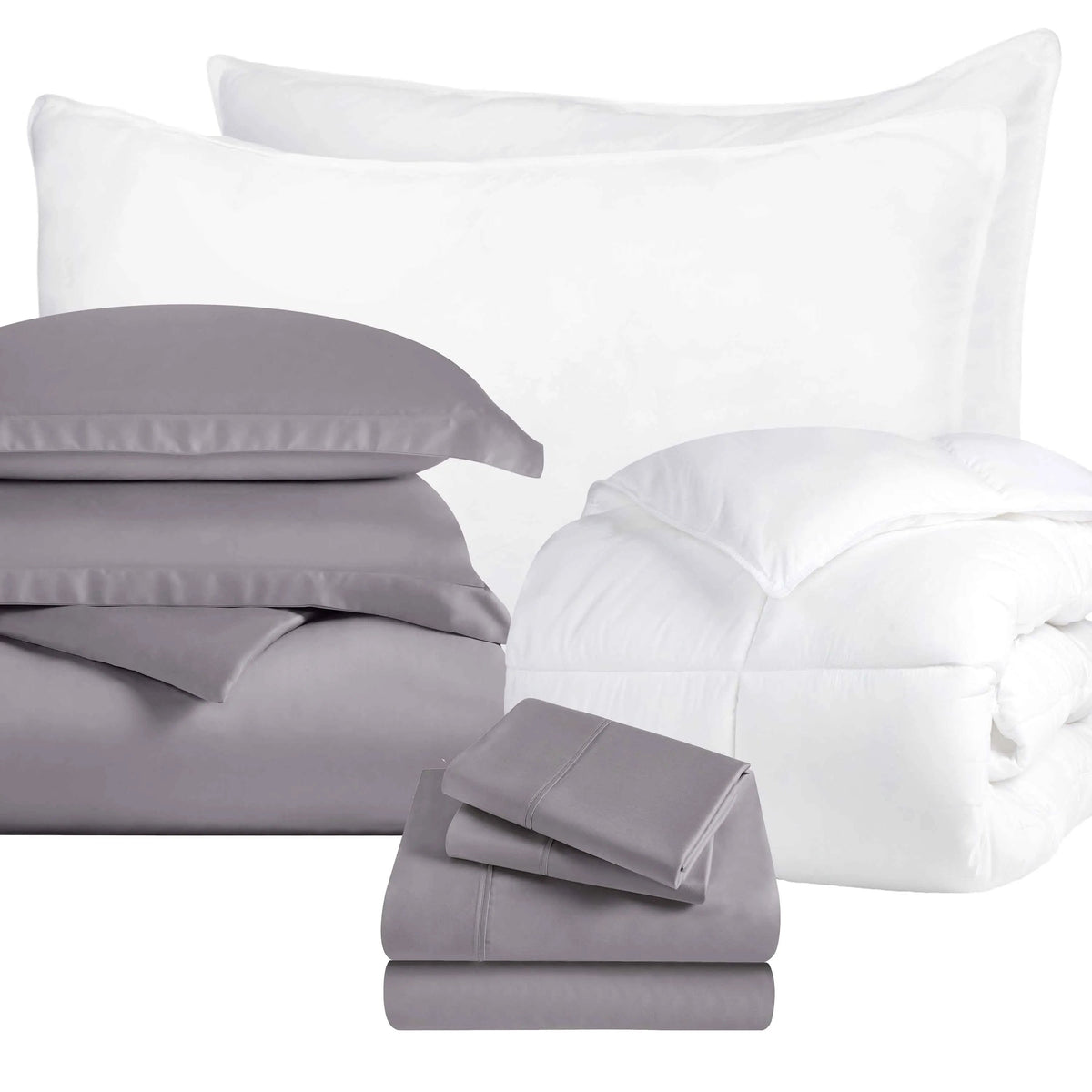 11-Piece Silky Comfort Move-In Bedding Bundle