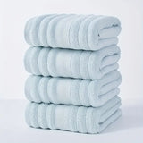 Soft Skin-Friendly Cotton Bath Towels | Pack of 4