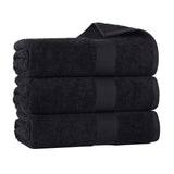 Oregon Organic Cotton Medium Weight Solid Bath Towel, Set of 3