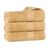 Oregon Organic Cotton Medium Weight Solid Bath Towel, Set of 3