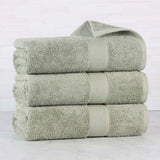 Oregon Organic Cotton Medium Weight Solid Bath Towel, Set of 3