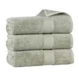 Oregon Organic Cotton Medium Weight Solid Bath Towel, Set of 3
