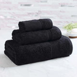 Heritage Egyptian Cotton Plush 3 Piece Absorbent Luxury Towel Set