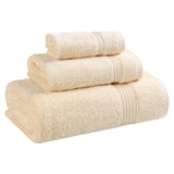 Heritage Egyptian Cotton Plush 3 Piece Absorbent Luxury Towel Set