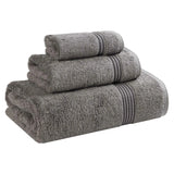 Heritage Egyptian Cotton Plush 3 Piece Absorbent Luxury Towel Set