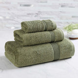 Heritage Egyptian Cotton Plush 3 Piece Absorbent Luxury Towel Set