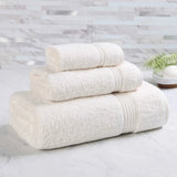 Heritage Egyptian Cotton Plush 3 Piece Absorbent Luxury Towel Set