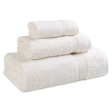 Heritage Egyptian Cotton Plush 3 Piece Absorbent Luxury Towel Set