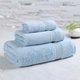 Heritage Egyptian Cotton Plush 3 Piece Absorbent Luxury Towel Set