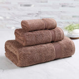 Heritage Egyptian Cotton Plush 3 Piece Absorbent Luxury Towel Set