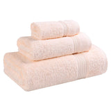 Heritage Egyptian Cotton Plush 3 Piece Absorbent Luxury Towel Set