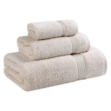 Heritage Egyptian Cotton Plush 3 Piece Absorbent Luxury Towel Set