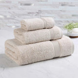 Heritage Egyptian Cotton Plush 3 Piece Absorbent Luxury Towel Set