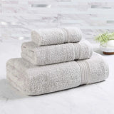 Heritage Egyptian Cotton Plush 3 Piece Absorbent Luxury Towel Set