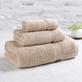 Heritage Egyptian Cotton Plush 3 Piece Absorbent Luxury Towel Set