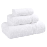 Heritage Egyptian Cotton Plush 3 Piece Absorbent Luxury Towel Set
