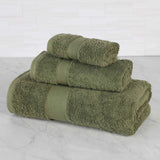 Oregon Organic Cotton Medium Weight Solid 3-Piece Towel Set