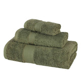 Oregon Organic Cotton Medium Weight Solid 3-Piece Towel Set