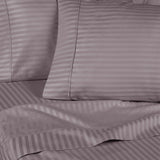 400 Thread Count Egyptian Cotton Sateen Stripe Bed Sheet Set