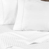 400 Thread Count Egyptian Cotton Sateen Stripe Bed Sheet Set