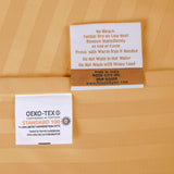 400 Thread Count Egyptian Cotton Sateen Stripe Bed Sheet Set