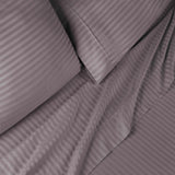 400 Thread Count Egyptian Cotton Sateen Stripe Bed Sheet Set