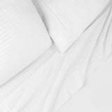 400 Thread Count Egyptian Cotton Sateen Stripe Bed Sheet Set