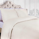 400 Thread Count Lightweight Stripe Egyptian Cotton Duvet Cover Set