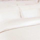 400 Thread Count Lightweight Stripe Egyptian Cotton Duvet Cover Set