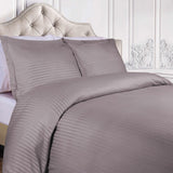 400 Thread Count Lightweight Stripe Egyptian Cotton Duvet Cover Set