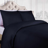 400 Thread Count Lightweight Stripe Egyptian Cotton Duvet Cover Set