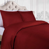 400 Thread Count Lightweight Stripe Egyptian Cotton Duvet Cover Set