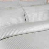 400 Thread Count Lightweight Stripe Egyptian Cotton Duvet Cover Set