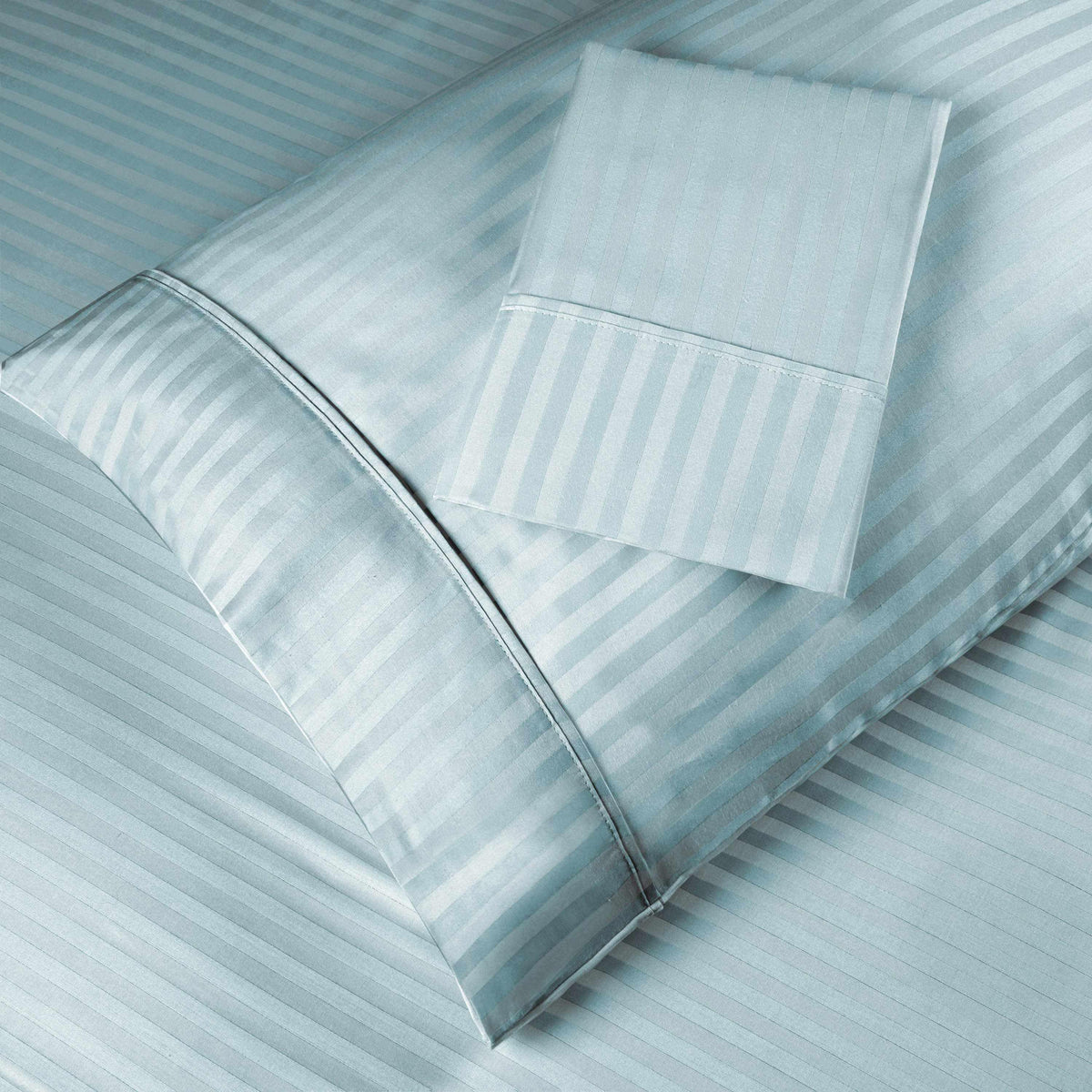 400 Thread Count Soft Stripe Egyptian Cotton Pillowcase Set