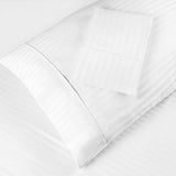400 Thread Count Soft Stripe Egyptian Cotton Pillowcase Set