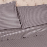 400 Thread Count Soft Stripe Egyptian Cotton Pillowcase Set