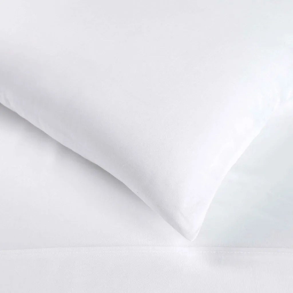 Egyptian Cotton 400 Thread Count Solid Luxury Pillowcases, Set of 2
