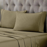 Egyptian Cotton 400 Thread Count Solid Luxury Pillowcases, Set of 2