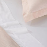Egyptian Cotton 400 Thread Count Solid Luxury Duvet Cover Set