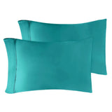 Egyptian Cotton 400 Thread Count Solid Luxury Pillowcases, Set of 2