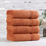 Egyptian Cotton Plush Absorbent Luxury Bath Towel Set of 4