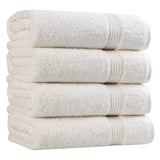 Egyptian Cotton Plush Absorbent Luxury Bath Towel Set of 4