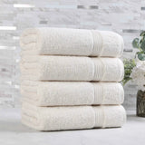 Egyptian Cotton Plush Absorbent Luxury Bath Towel Set of 4
