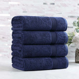 Egyptian Cotton Plush Absorbent Luxury Bath Towel Set of 4