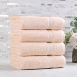 Egyptian Cotton Plush Absorbent Luxury Bath Towel Set of 4