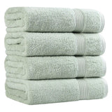 Egyptian Cotton Plush Absorbent Luxury Bath Towel Set of 4