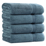 Egyptian Cotton Plush Absorbent Luxury Bath Towel Set of 4